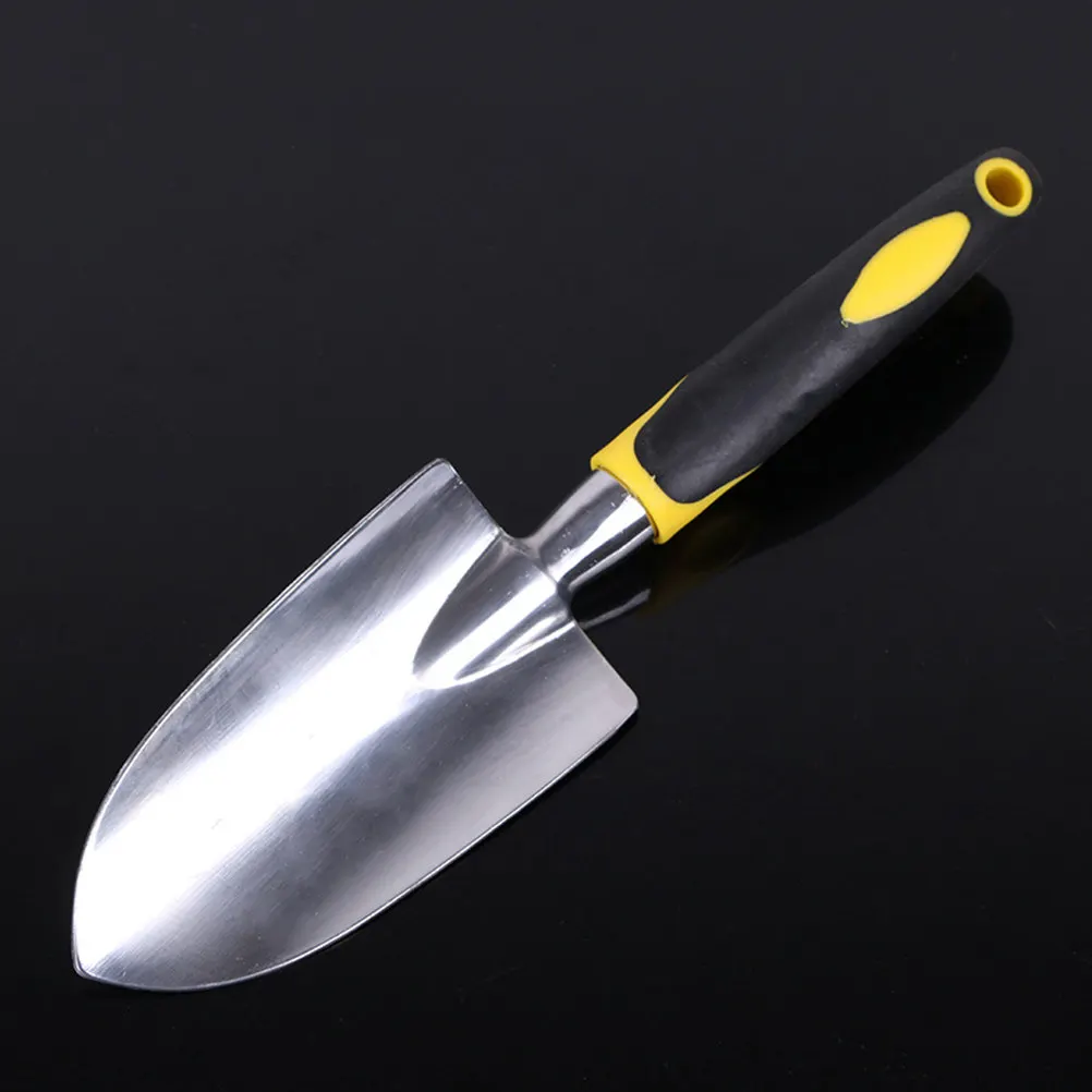 Professional Garden Trowel Ergonomic Handle for Weeding Transplanting Digging Polished Aluminum Rust Resistant Heavy Duty