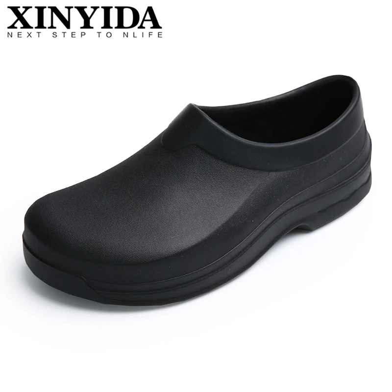 NEW Foodstuffs & Electronics Factory Clean Work Shoes Slip On Antiskid Waterproof Kitchen Chef Shoes Unisex EVA Plus Size 36-45