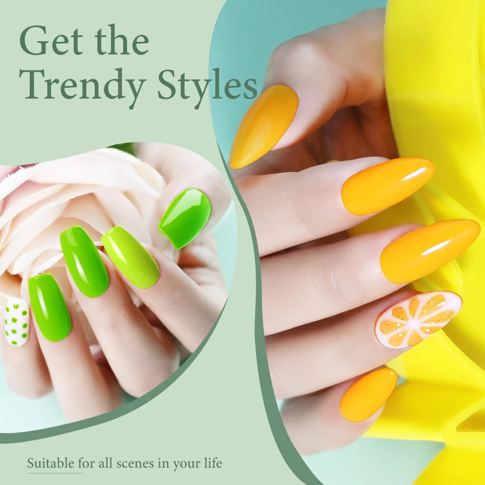 باركسون 279 ألوان 12 مللي هلام طلاء الأظافر الوردي الأخضر الأزرق الفلورسنت الخريف الشتاء بريق الورنيش شبه دائم مسمار الفن هلام