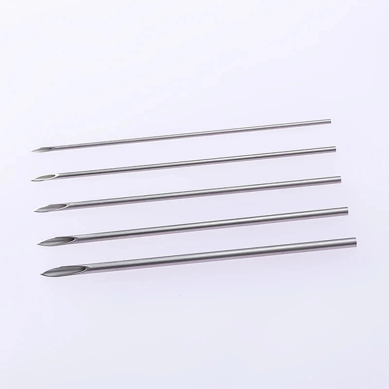 

50-100pcs Body Piercing Needles Stainless Steel Surgical Steel Sterile Disposable Ear Nose Navel Lip Body Piercing Needles