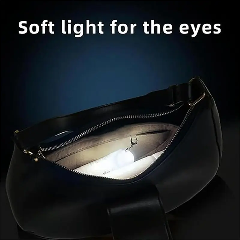 Touch Sensing Light, Rechargeable Mini Flashlight, Love Wallet Purse Light, Mini Handbag Lamp For Handbags