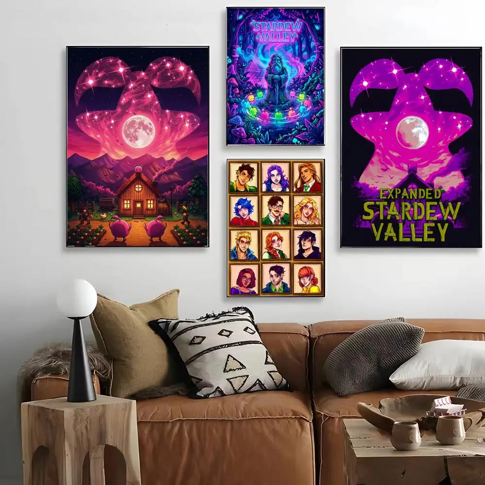 game Stardew Valley Poster HD Art Decorative Wall Art Waterproof Home Décor for Living Room Bedroom Café Stylish Gift