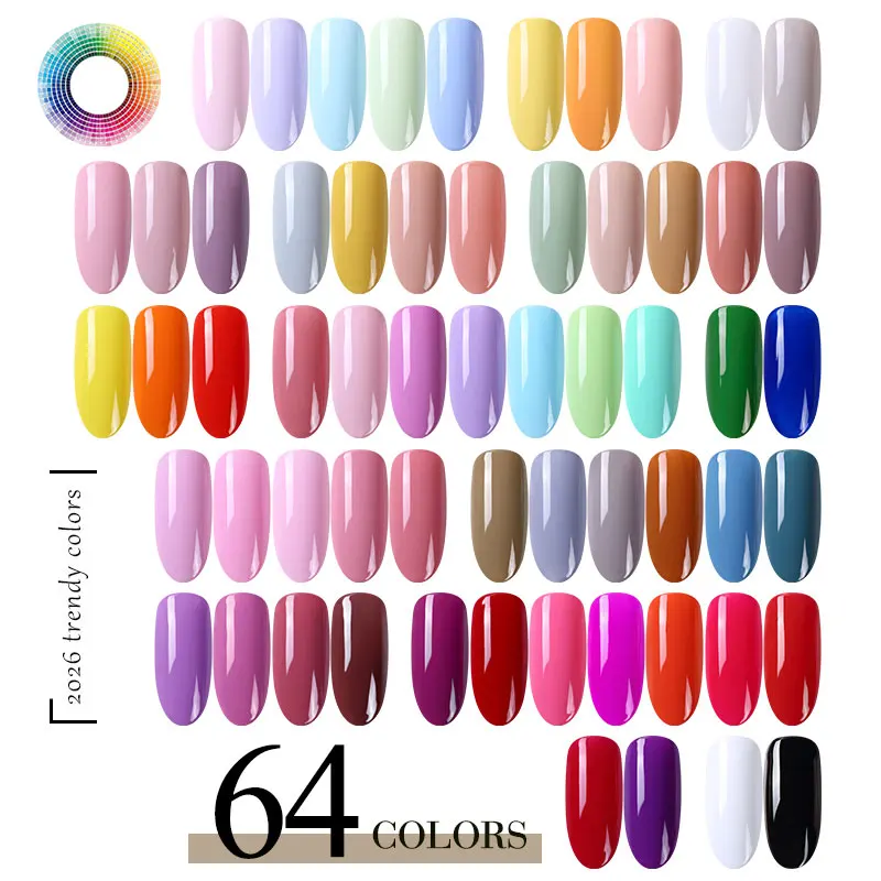 Parkson Einfarbiges Gel-Nagellack 5ml Abziehbarer LED-Nagellack Nagelkunst-Design Qualität 73 Farben Regenbogen-Malgel