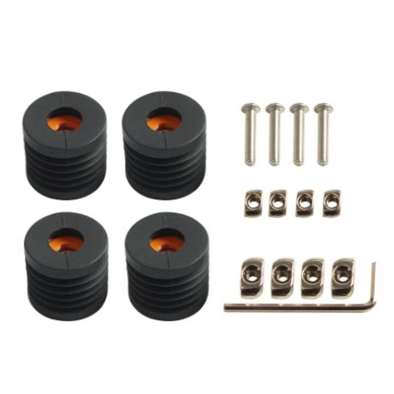 

4pcs Rubber Foot Cover Rubber Pad for X1/X1C Printer Stability Repair Part