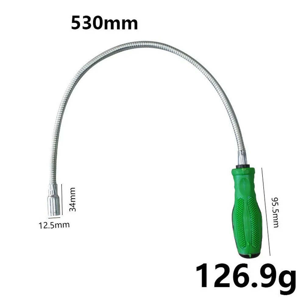 Magnetic Flexible Pickup Tool Engineered for Precision Retrieval of Small Metal Parts in Tight Angles and Overhead Locations