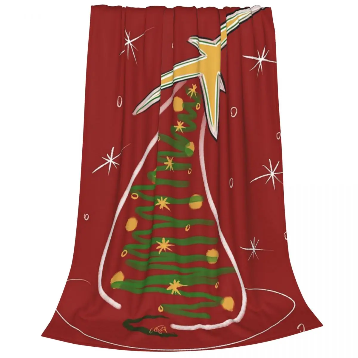 Christmas Tree That Looks Like A Jelly-bean Unicorn Blankets Fleece Sofa Throw Blankets For Couch Bedding Throws Bedspread Quilt