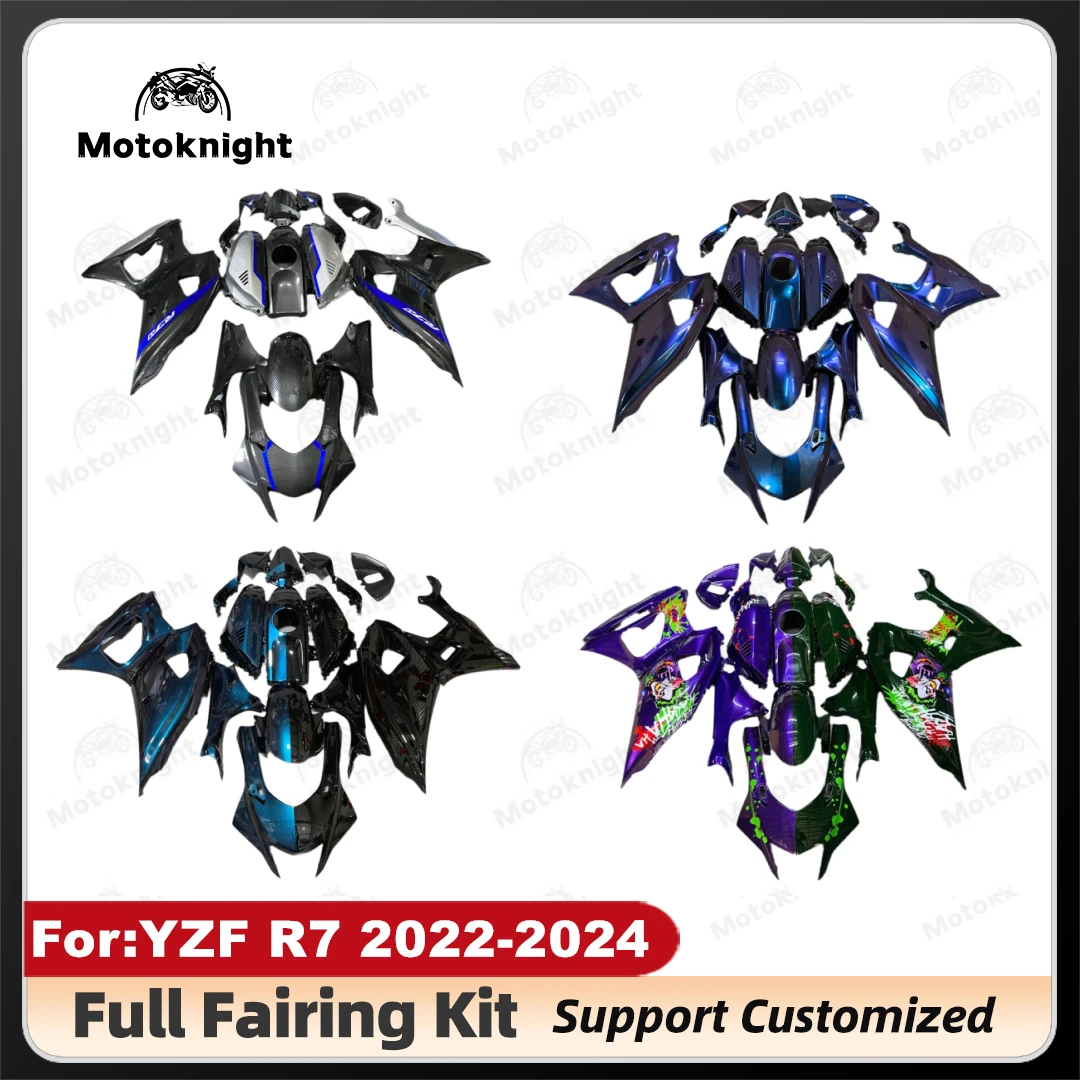 NEW ABS Motorcycle full Fairing Kit fit For Yamaha YZF R7 YFZ-R7 2022 2023 2024 Bodywork bodykits Fairings kits zxmt