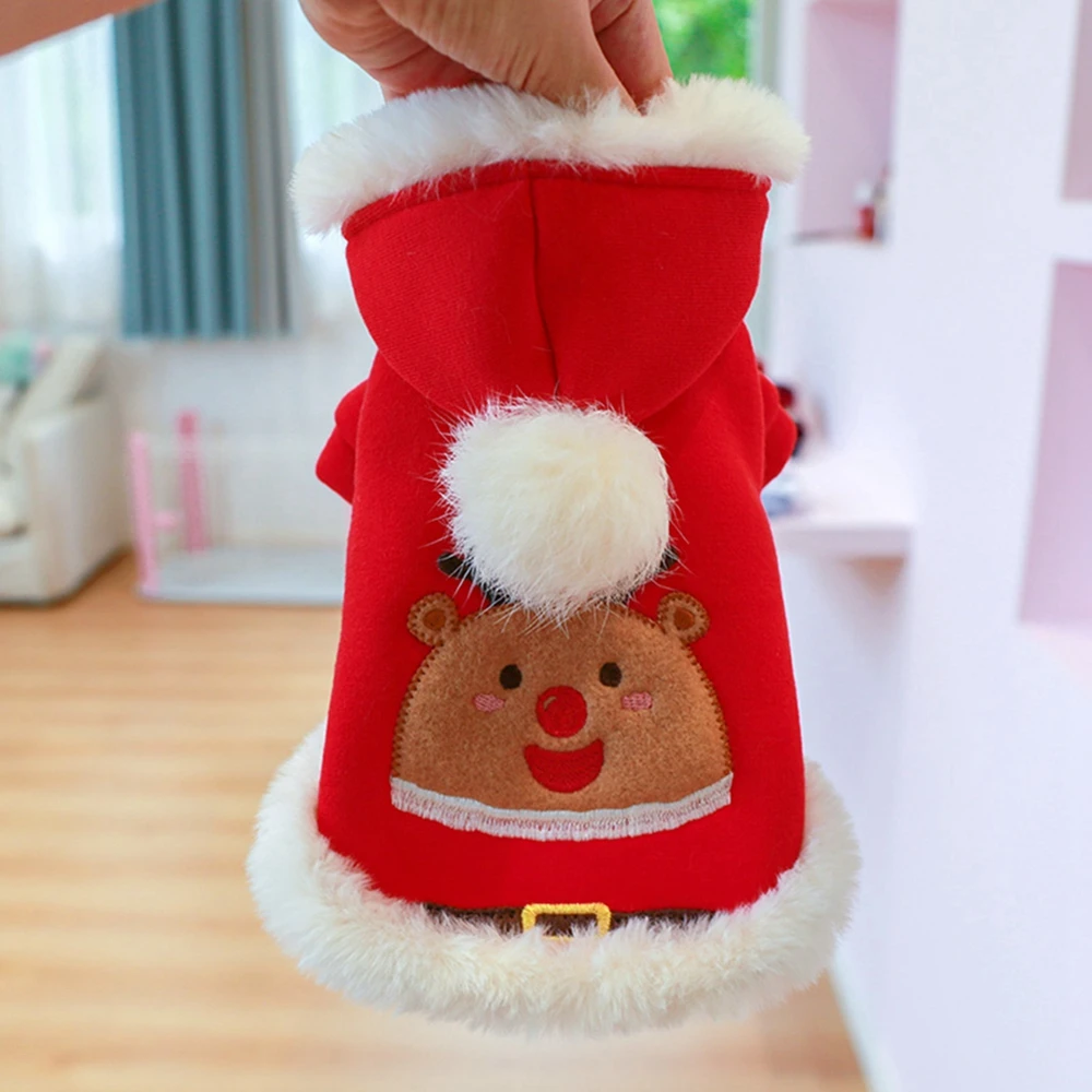 Christmas Clothes For Small Dogs Cats Autumn Winter Warm Puppy Pet Cat Coat Jackets Elegant Yorkie Chihuahua Clothing Overalls