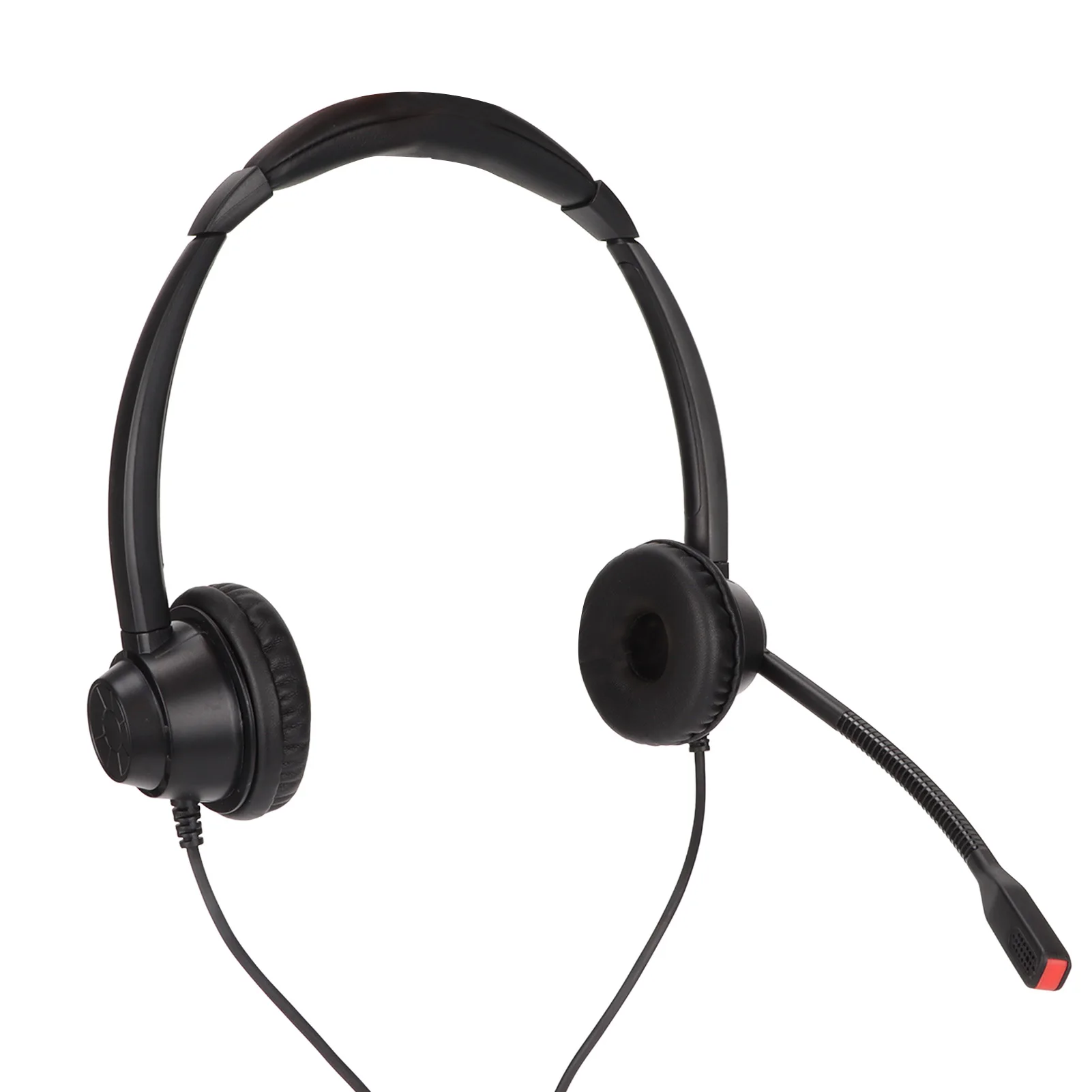 RJ9 Telephone Headset Noise Cancelling Binaural Corded Cell Phone Headphone with Mic for VOIP Phone Landline Telephone Headphone - Imagen 5