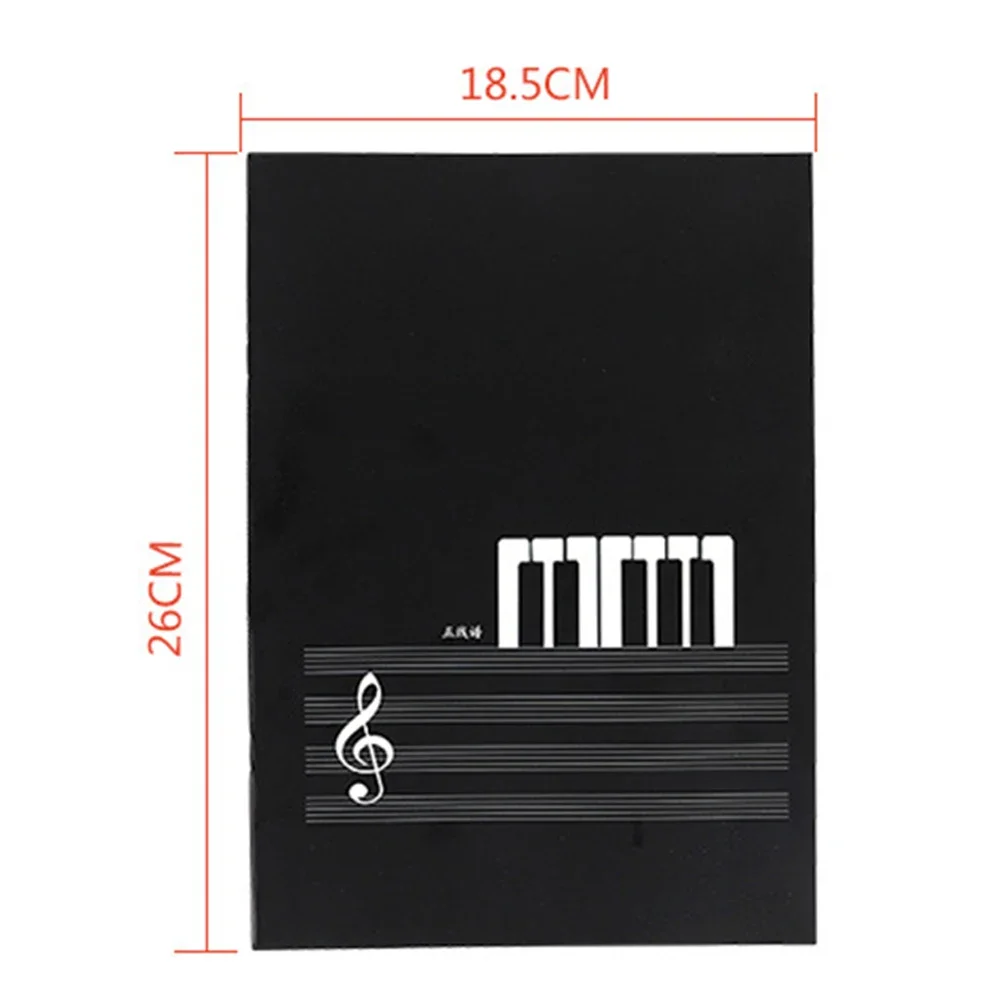 Music Notebook Blank Music Notebook Paper Music Notebook Staff Writing Paper Accessories Blank Book Manuscript