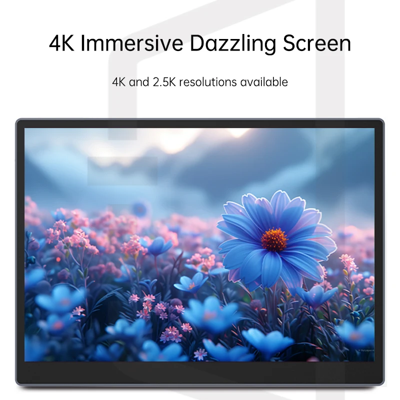 شاشة محمولة تعمل باللمس 15 بوصة 4K 60 هرتز 3:2 نسبة الارتفاع 100% sRGB شاشة تمديد منخفضة الضوء الأزرق لحماية العين مع دعامة خلفية