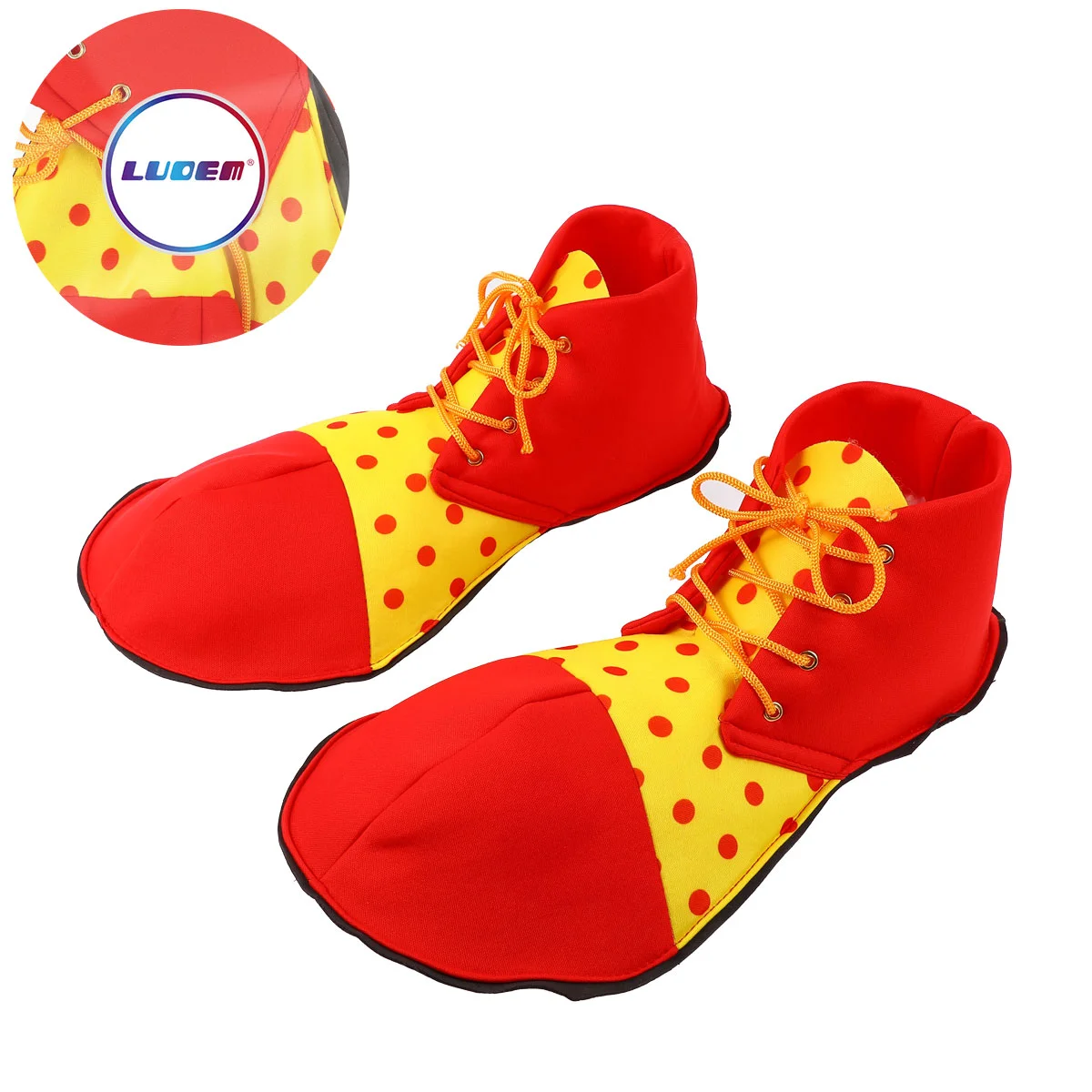 Accessoires d'Halloween pour Femme et Enfant, Tenue de Clown, Chaussures Rouges, pour Adulte