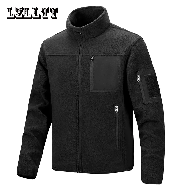 Spring Men Fleece Jacket Mens Autumn Tactical Casual Jacket Outdoor Windproof Warm Jackets Outwear Climbing Parkas Male