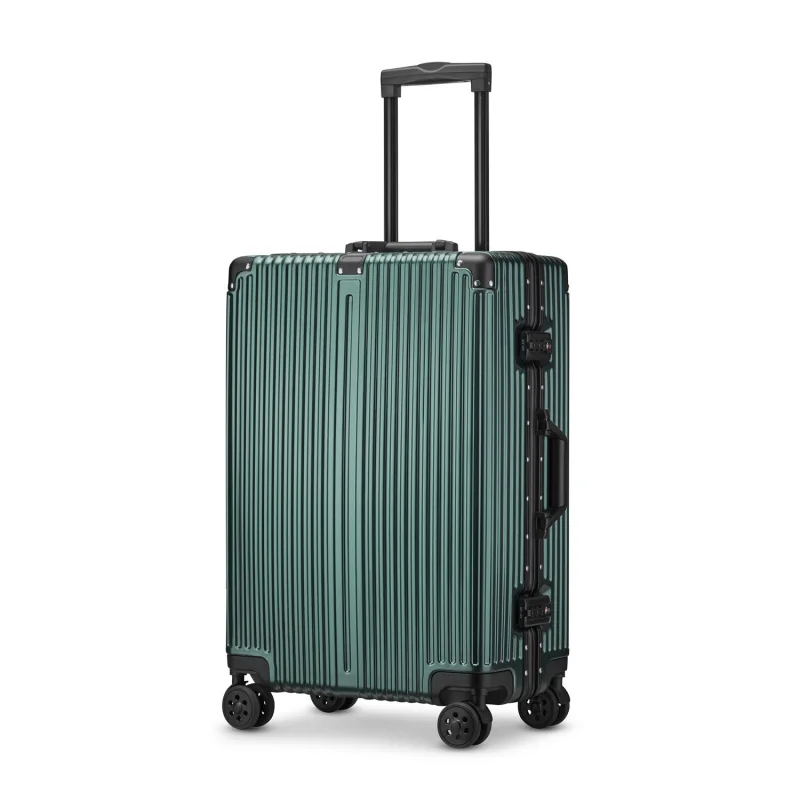 Three-Piece Set Aluminium Frame Luggage Password Boarding Travel Luggage Universal Wheel Luggage