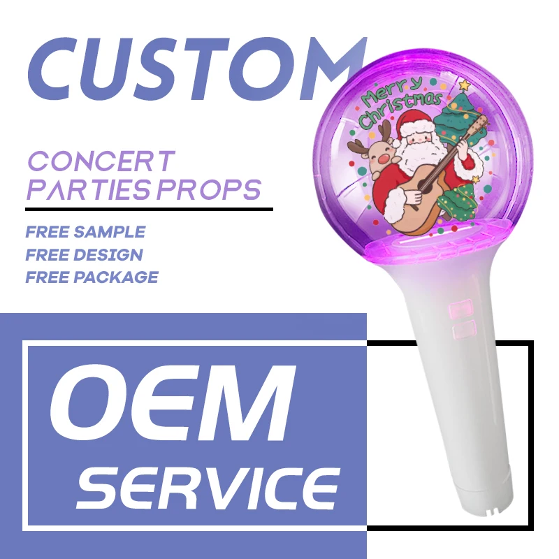 Personalized 15Colors Changeable OEM LightStick  For Christmas Gift