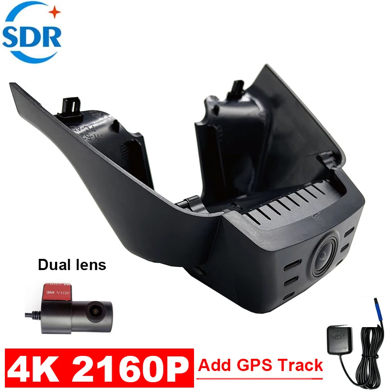 4K Plug And Play Car DVR Wifi Front And Rear Dashcam for Honda CR-V CRV CR V Hybrid 6th Gen 2023 2024 with GPS Track & APP Watch