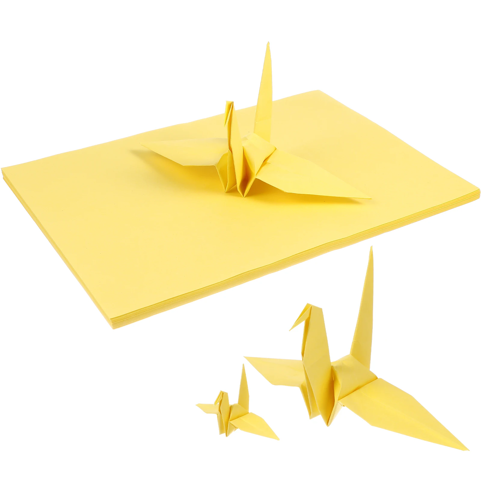 100 Sheets Color Printing Paper Copy for Printer Light Yellow Colored Office Product