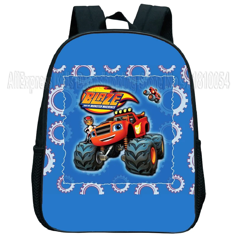 Blaze and the Monster Machines Kindergarten Backpack Toddler Cartoon Mini Bookbags Boys Girls Schoolbags Child Rucksack