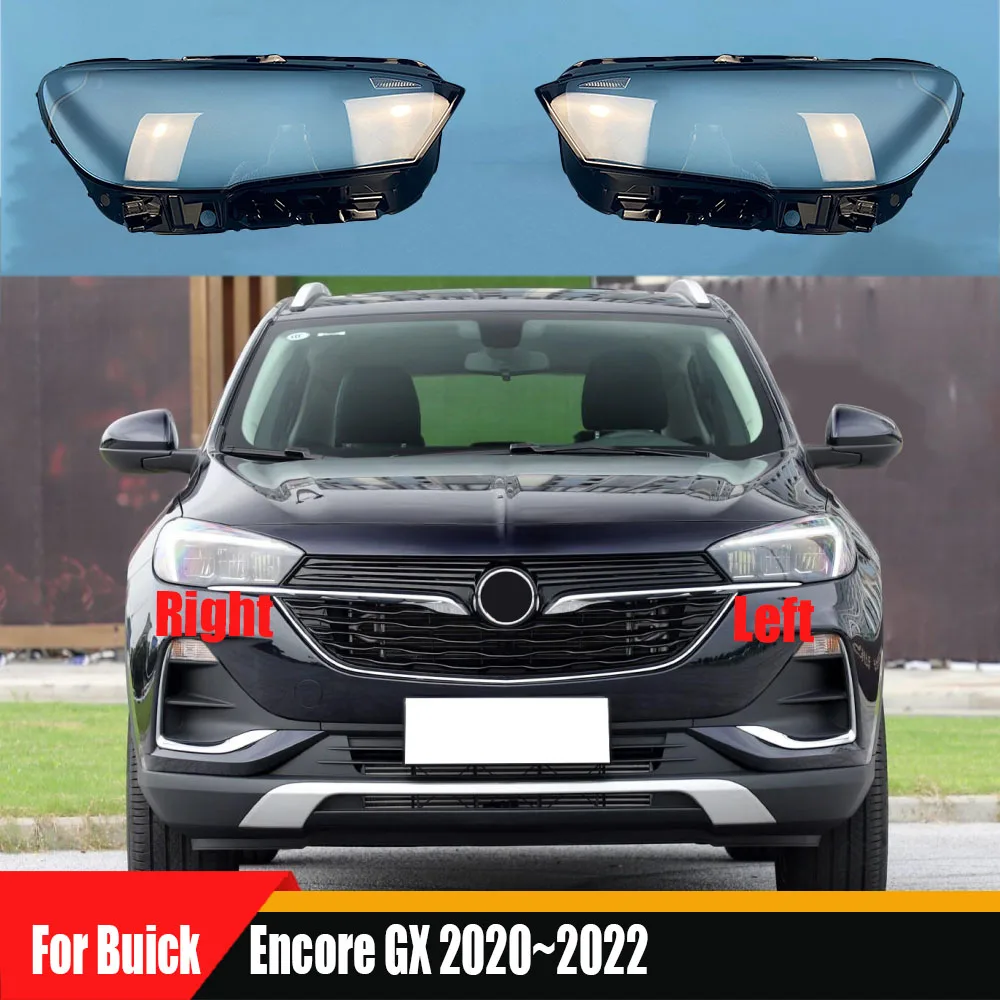 

For Buick Encore GX 2020 2021 2022 Headlight Cover Transparent Mask Headlamp Lamp Shell Replace Original Lampshade Plexiglass