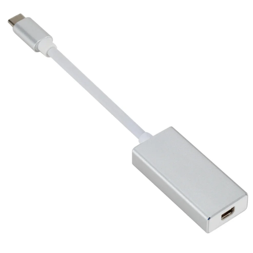 Adapter 4K Type-C do Mini DP Kabel USB C do Mini DisplayPort Konwerter do laptopa z odlewanym ekranem do laptopa Macbook Air Pro USB-C