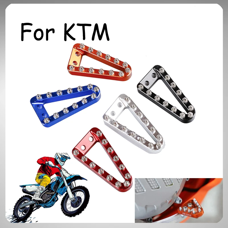 

Motorcycle CNC Extra Long Enlarged Rear Brake Pedal For XC XCF SX SXF For FC TC TE FE TX FX For EX EC MC 16-23 Step Plate Tip