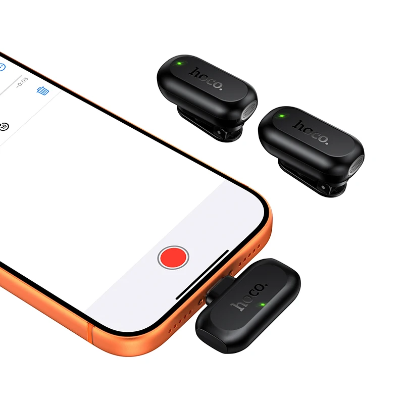 HOCO Smart Ai reducción de ruido micrófono inalámbrico adaptador USB C soporte para iPhone 17 16 15 Pro Max Android telé