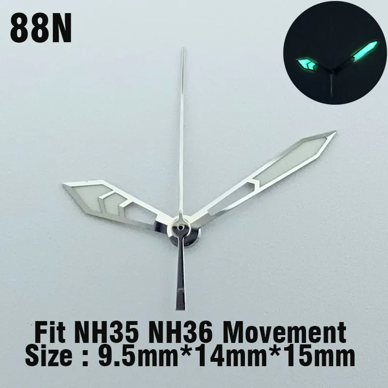 Watch Hands Super Green C3 Luminous Watch Pointers Fit NH3 Series 34 35 36 Automatic Movement high quality Watch Accessories