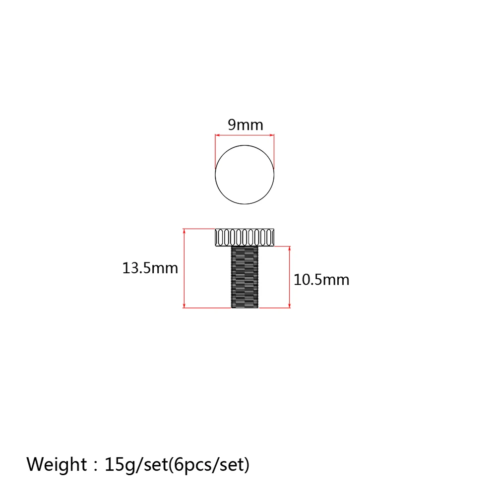 

6pcs Double Tuner Screws Fine Tuning Screw Screw Screws Silver Guitar Accessories Fine Tuning Replacement Parts