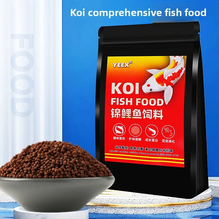 

YEEX Koi & Goldfish Food - Color Enhancing Floating Pellets for Ornamental Carp (No Water Clouding Formula)