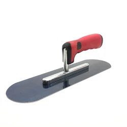 302*90mm Round head integrated molding Carbon steel Blade Plastic Handle  Plaster Trowel Construction Concrete Spatula Tool