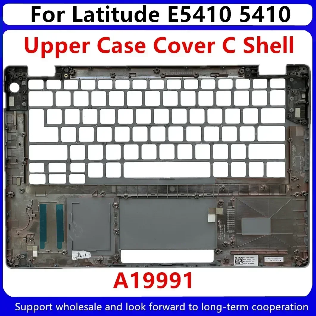 Nuevo para Dell Latitude E5410 5410 5411 cubierta superior reposamanos A19991 A19994/cubierta inferior 00W819 plata 0NKPM7