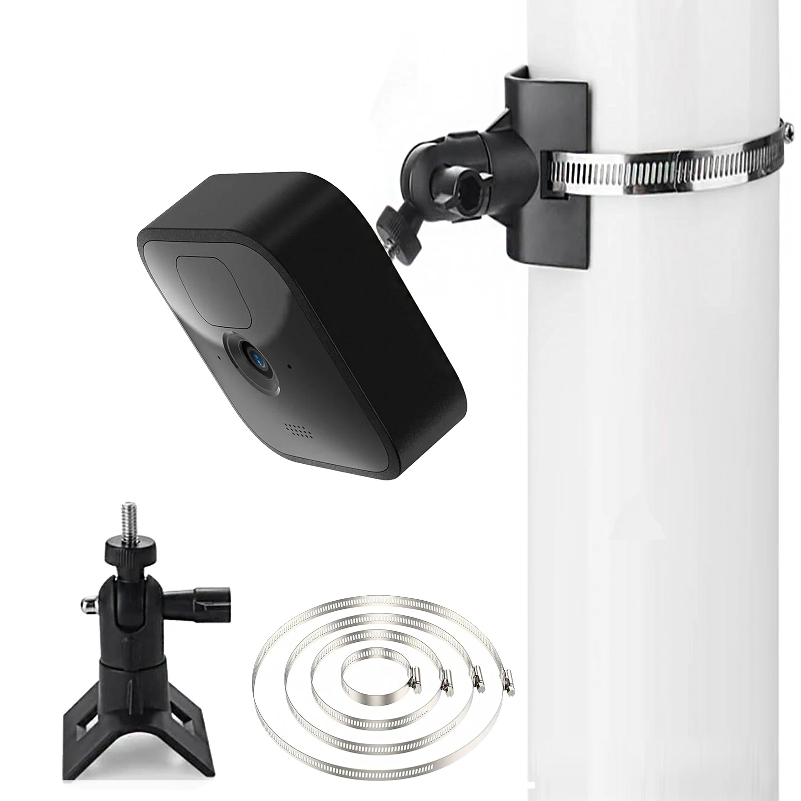 Настенный держатель с регулируемым миганием на 360 ° для камеры Blink 4-го поколения/3-го поколения/Blink XT/XT2, с 4 регулируемыми зажимными кольцами