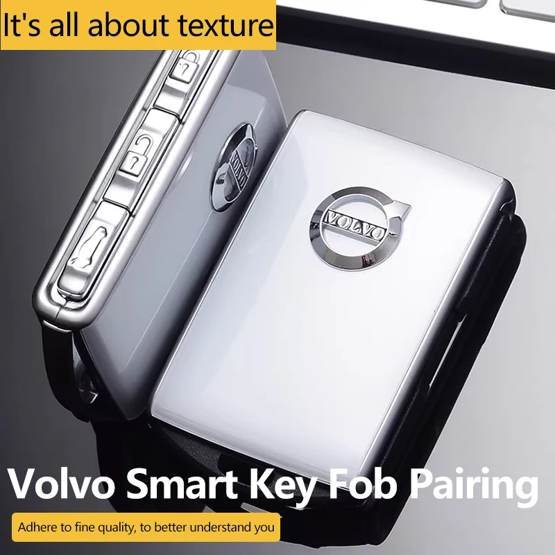 Funda para Llaves de Coche con Hebilla de Modificación, Compatible con Volvo S90 XC60 S60 XC40 XC90 V60 V90 Polestar