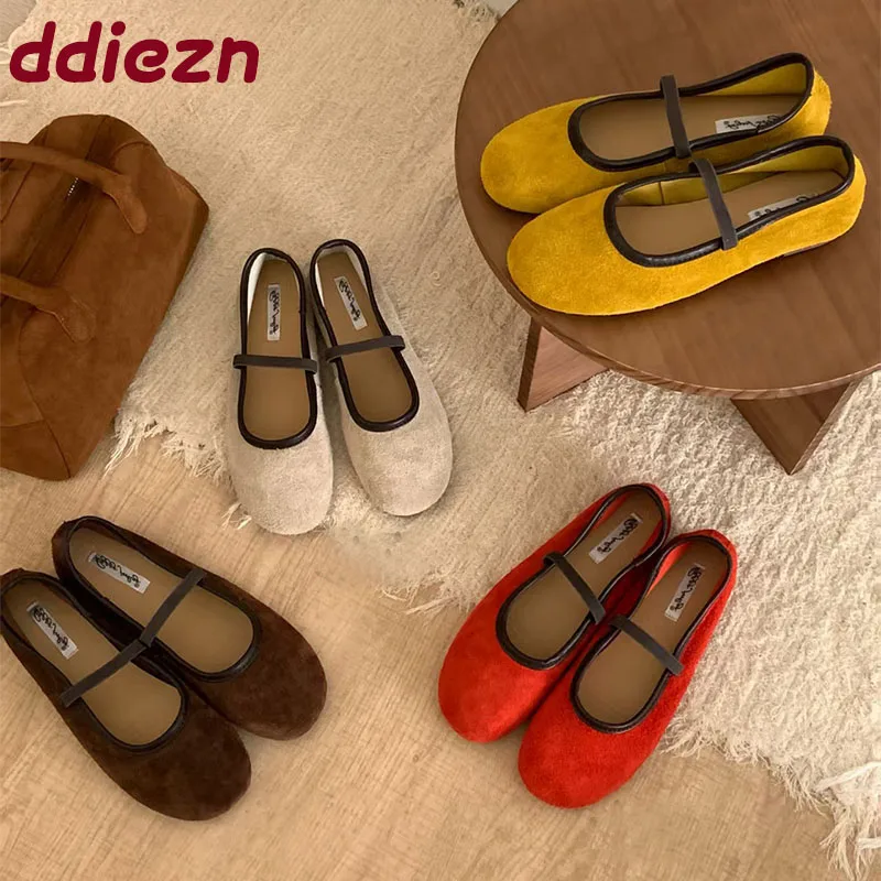 

Модные женские туфли Мэри Джейн на плоской подошве с круглым носком, мягкая женская обувь без шнуровки, женские туфли на плоской подошве с обувью