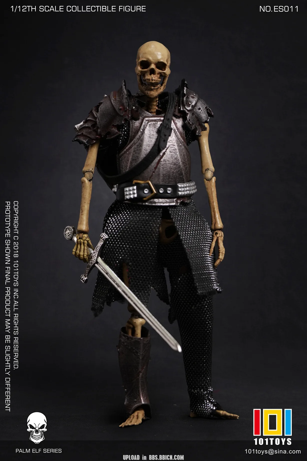 101TOYS 1/12 NO.ES016 スケルトン　ホース 在庫あり 101toys パームエルフシリーズ 1/12 スケルトンホース ES016