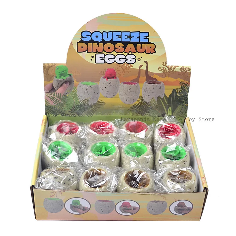 الجدة كأس بيضة ديناصور ضغط لعبة مضحك الإجهاد الإغاثة اسفنجي لعبة للأطفال الضغط الكمامة تململ هدية