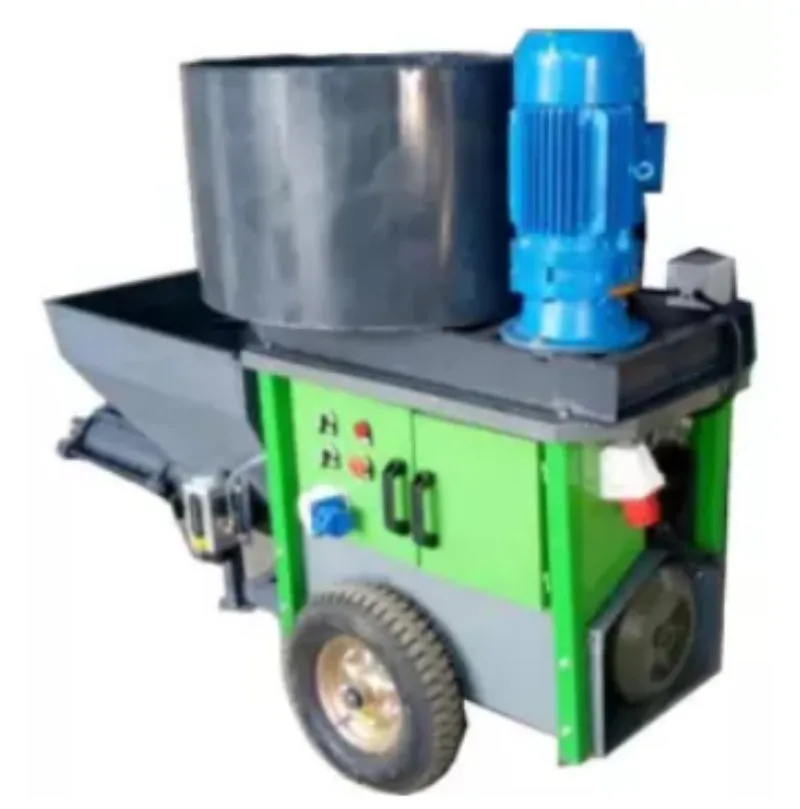 Factory Supply Cement Mortars Spraying Machine Diesel Power Small Mortar Sprayer for Exporting Mortar Plaster Spraying Machine