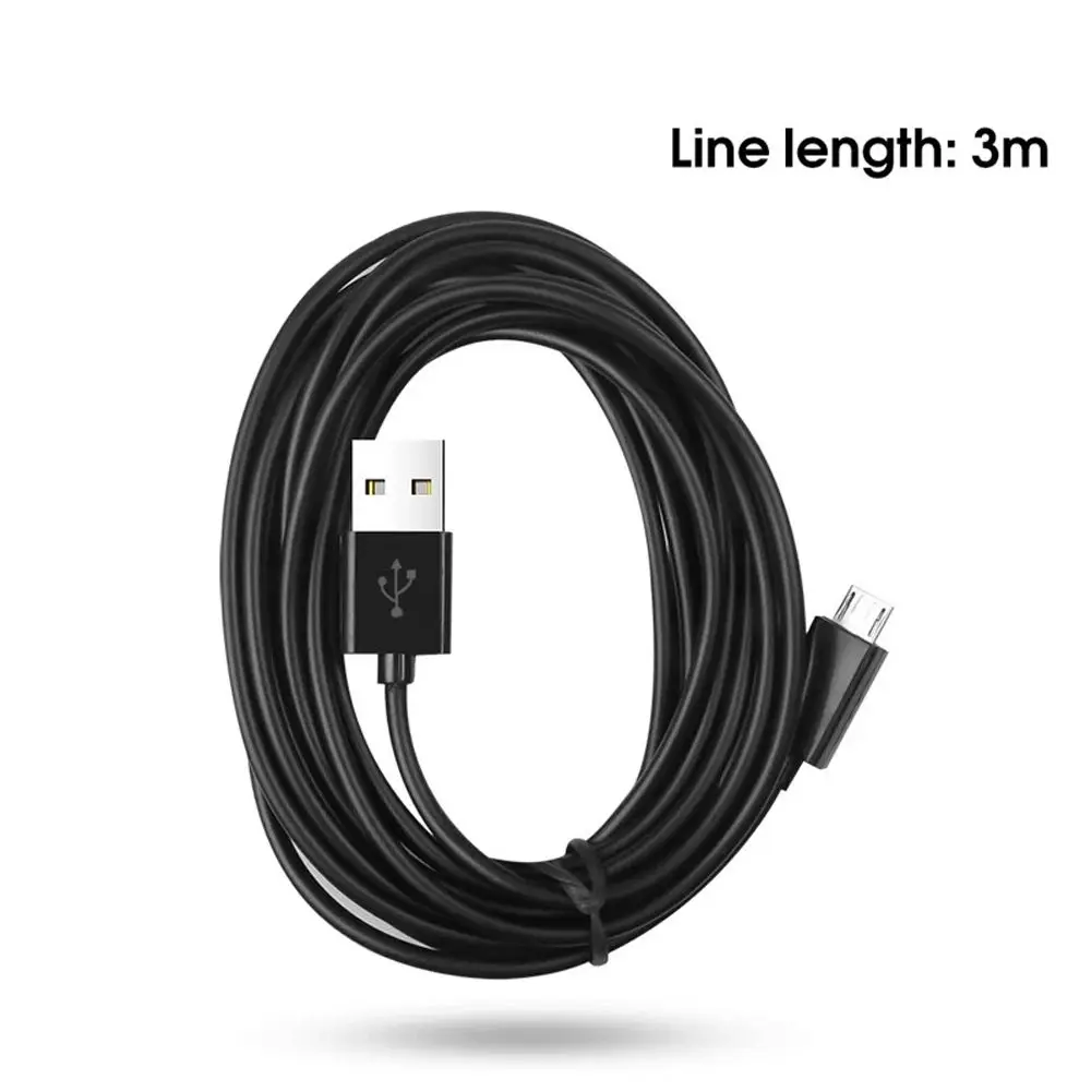 Long 3 Meter Micro USB Charge Charging Power Cable For PS 4 Xbox-One Controllers Games Accessories