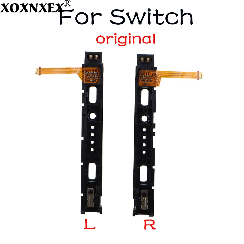 Original ซ้ายขวา TRACK Slider FLEX CABLE Strip สําหรับ NS Nintendo SWITCH Joy-CON อะไหล่ L R สวิทช์ปุ่มกลางผู้ถือ