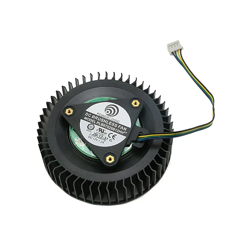 Nový 78MM 4PIN PLB07525B12HH GTX 1660 GPU fan，for asus RTX 2060 2070 2080ti turbo grafika karta chladící fanoušek