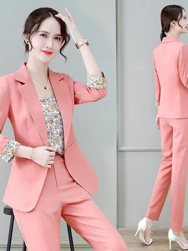 

Профессиональный комплект-тройка для похудения для женщин больших размеров: модный, универсальный, повседневный спортивный костюм для осени