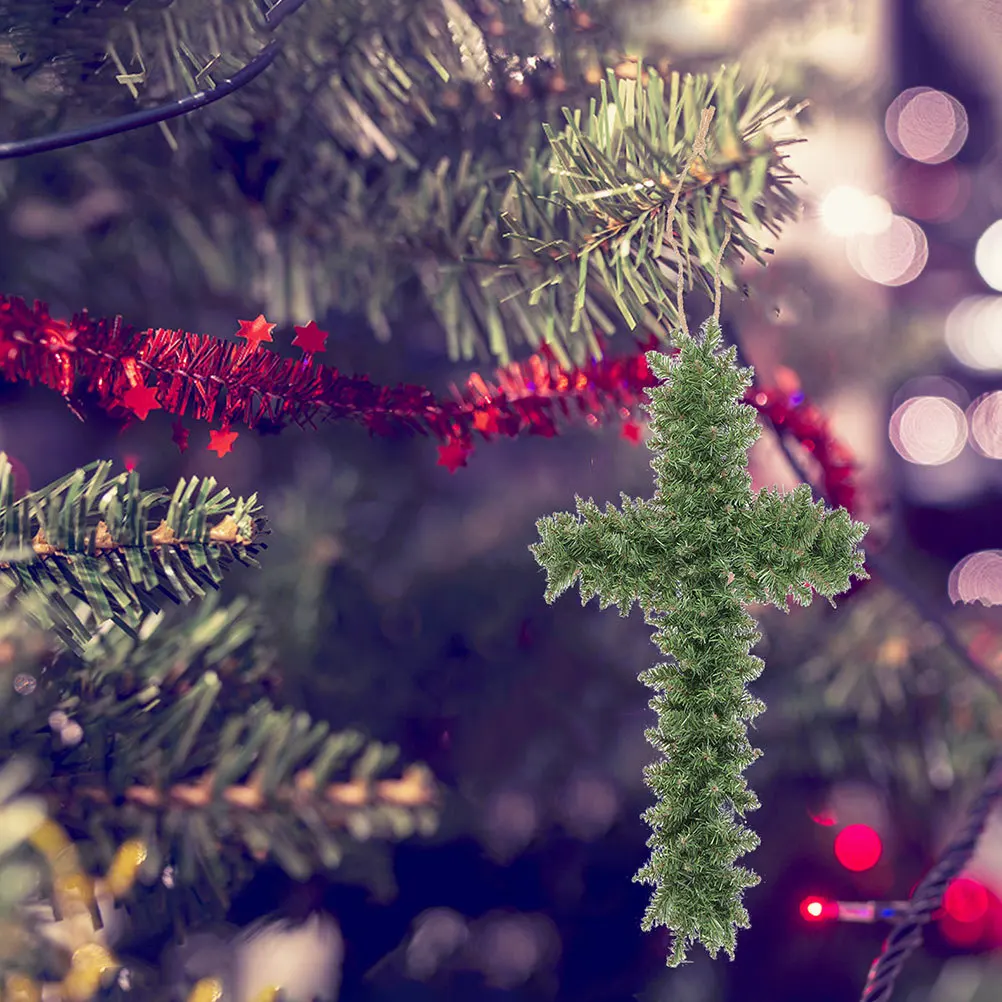 

4Pcs Cross Shaped Metal Wreath Frame DIY Flower Garden Decoration Easter Christmas Party Supplies Cross Wreath Frame