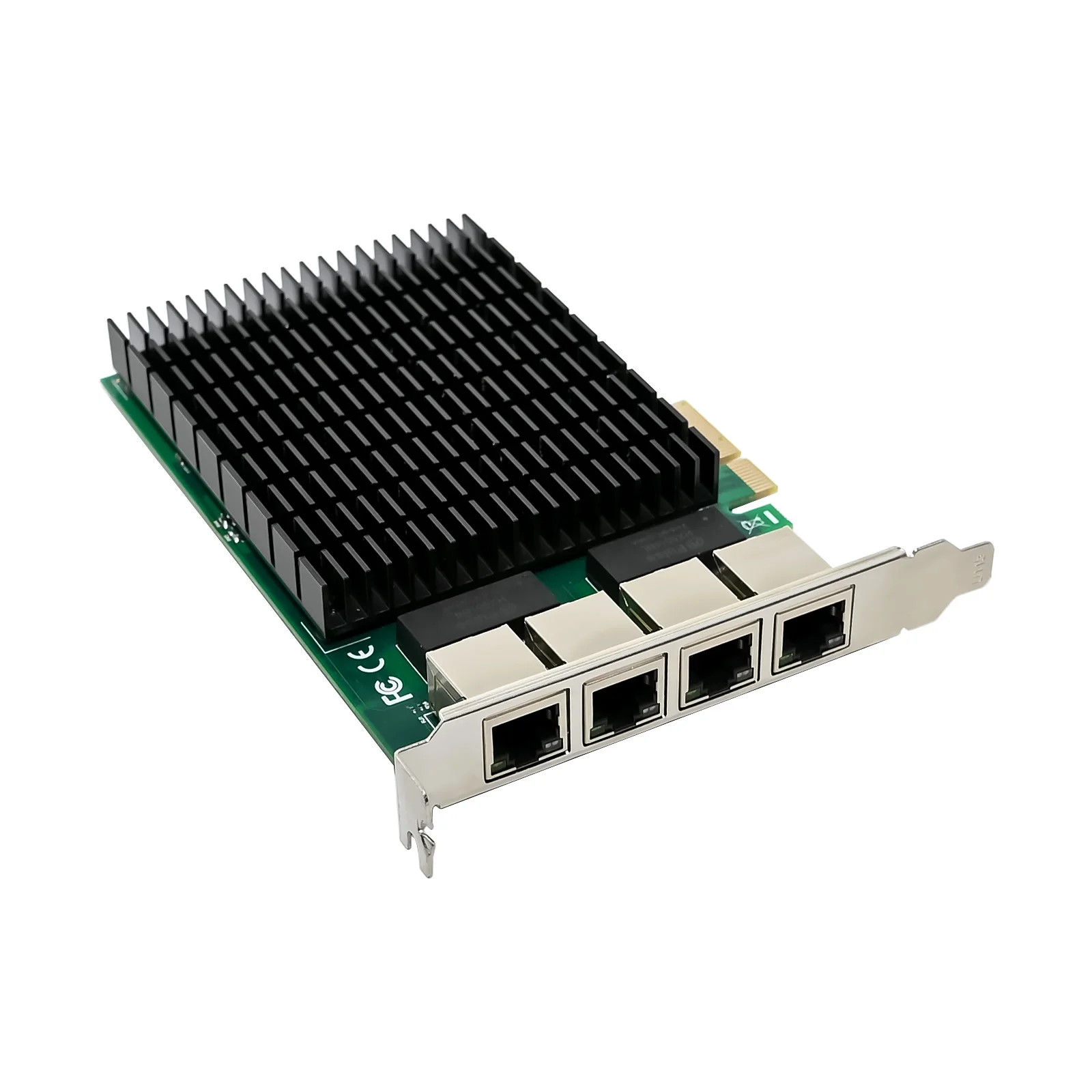 SUNWEIT ST7372 PCIe X4 محول شبكة جيجابت إيثرنت رباعي المنافذ 1G في tel I210AT