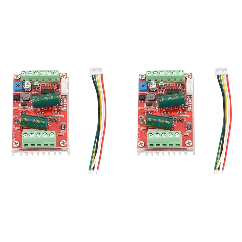 AS60-2X DC6-60V 400W BLDC Three Phase DC Brushless Motor Controller PWM Hall Motor Control Driver Board 12V 24V 48V