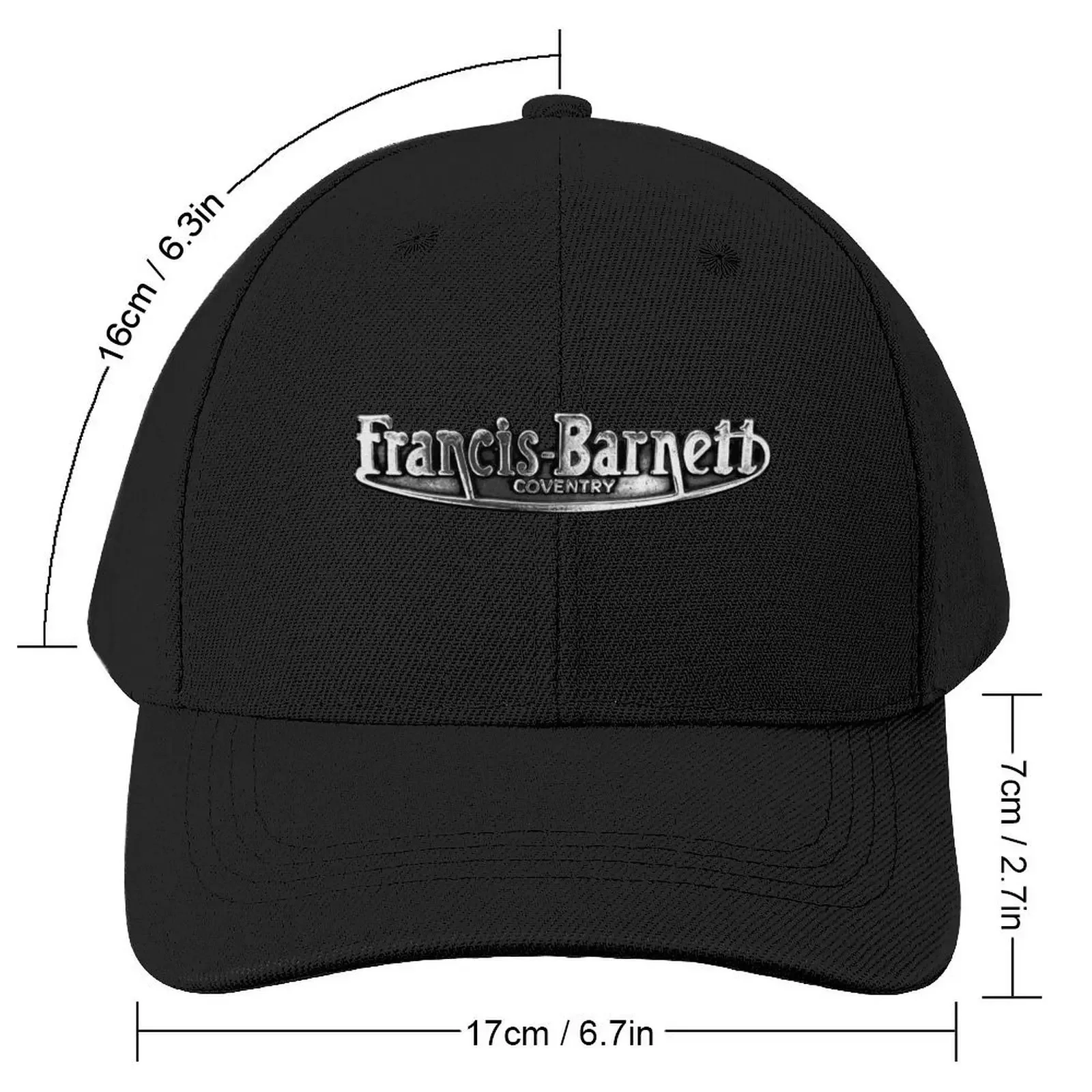 Francis Barnett classic motorbike logo emblem Baseball Cap Hat Beach western Hat Women Caps Men's