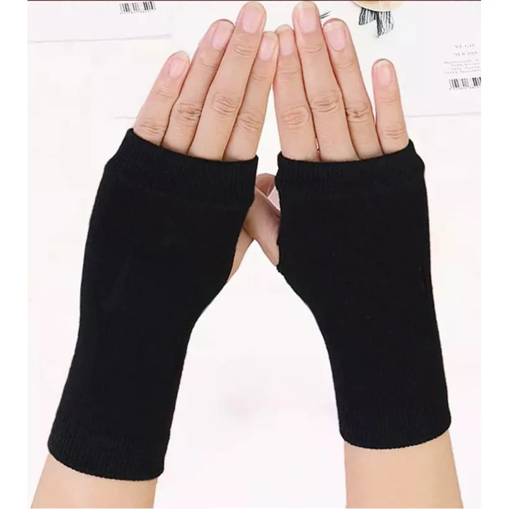 Women Short Fingerless Gloves Cosplay Mitten Unisex Oversleeve Arm Warmer Men's Fashion Warm Cuff Anime Gloves Accessories