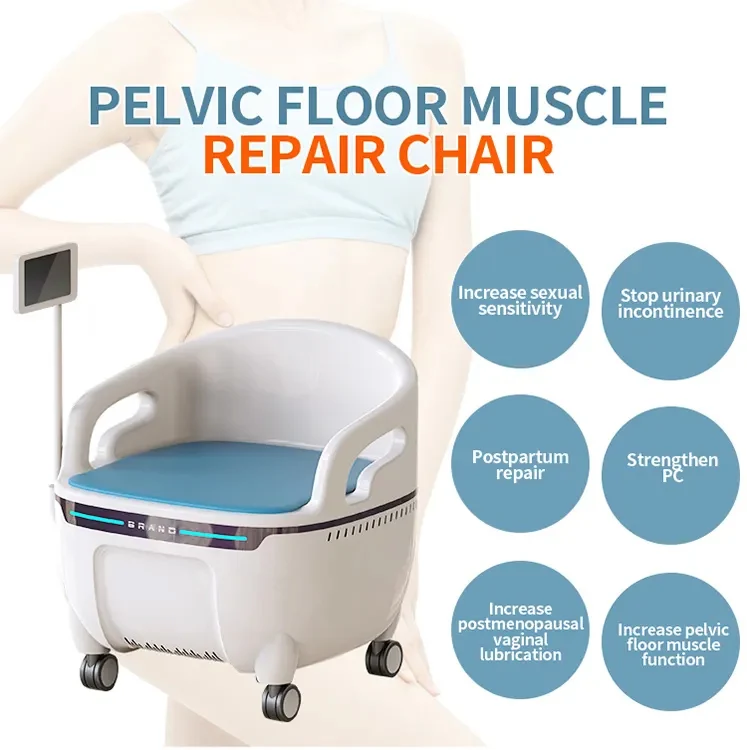 

NEW Pelvic Floor Exerciser Muscle Chair Home SPA Use Promote Postpartum Repair Muscle Building Sculpting Body Exerciser