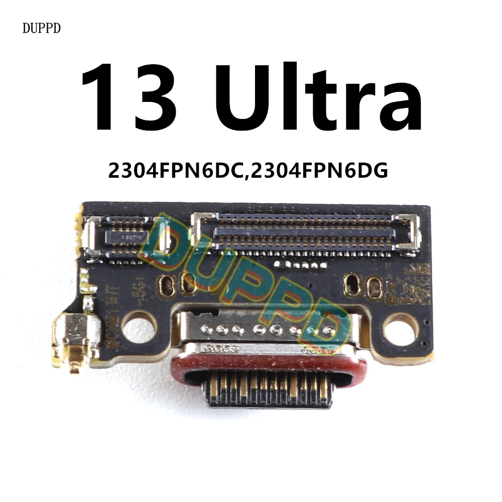 USB Charging Port Mic Microphone Dock Connector Board For Xiaomi Mi 13 Ultra 13Ultra LCD Mainboard Main Flex Cable