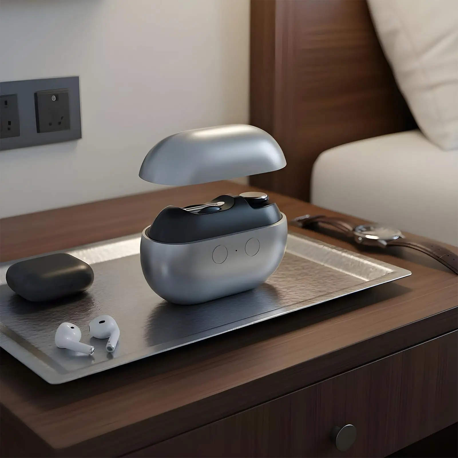 

Rechargeable LED Nail Clippers, Electric Nail Trimmer & Grinder Portable Grooming Kit for Fingernail Toenail, Home Travel Use