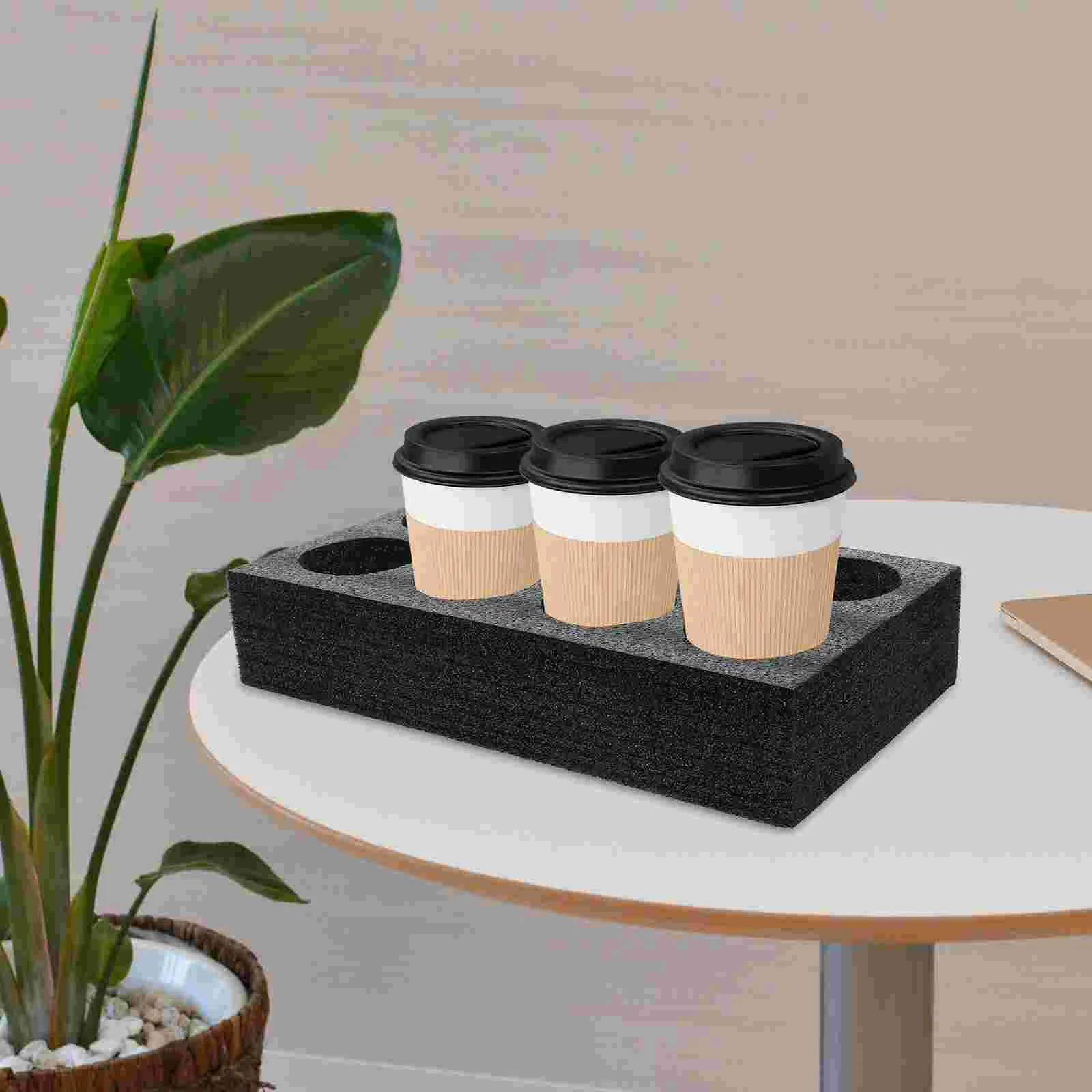 Atv Accessories Milk Tea Cup Holder Convenient Glasses Coffee Packing Black Multi-hole Shopping